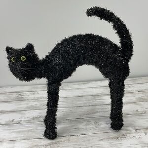 Halloween black cat decoration